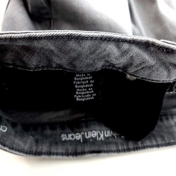 Calvin Klein Jeans Gray City‎ Short Size 2 Mid Rise Denim Shorts 28/9.5 - Picture 8 of 10